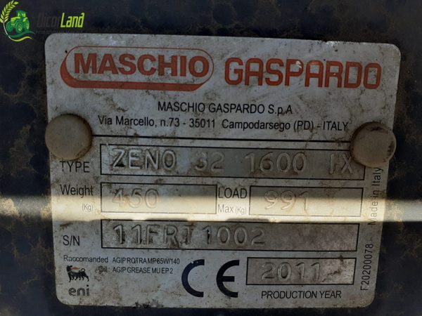 FERTILIZATOR CENTRIFUGAL ZENO 32 + INALTATOR 1600 L – MASCHIO GASPARDO