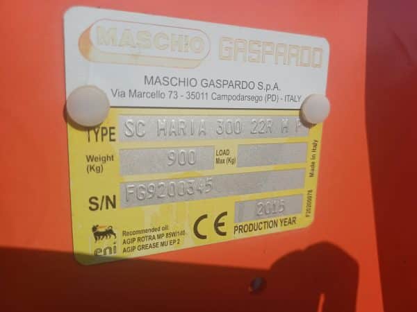 Semanatoare de paioase Maschio Gaspardo SC MARIA 9